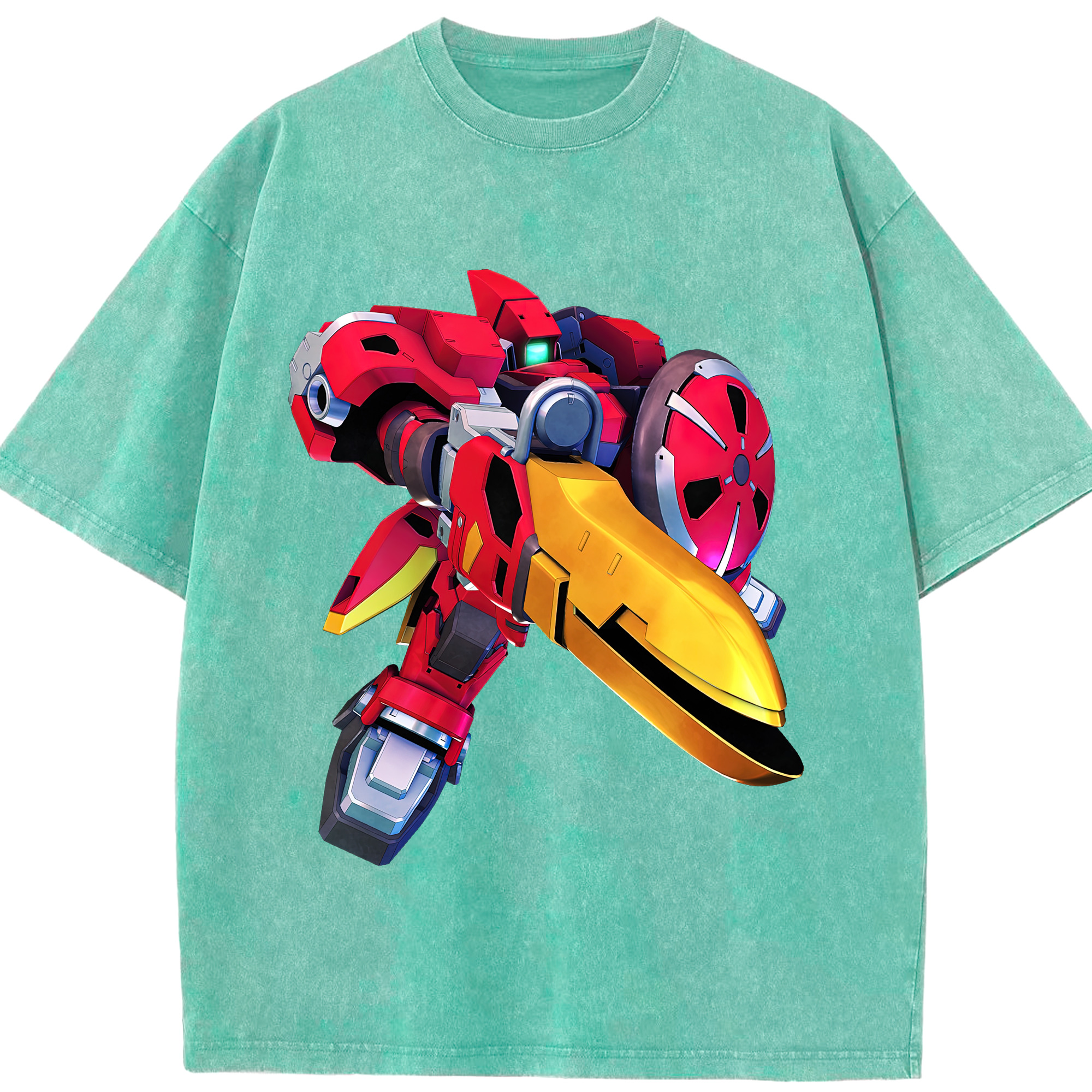 （画像用） 機動戦士ガンダム Mobile Suit Gundam 綿100% ヴィンテージ風 半袖Tシャツ（フロントプリント）